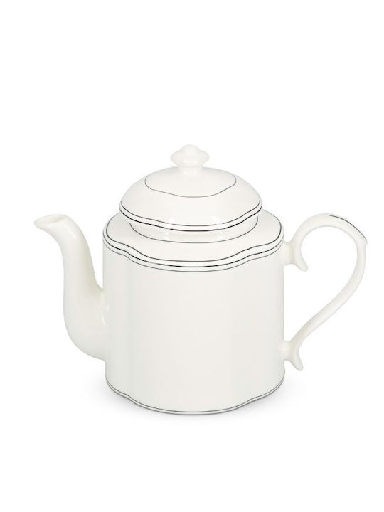 Salt & Pepper Τσαγιέρα με Κούπα Πορσελάνης Μαύρη 1300ml