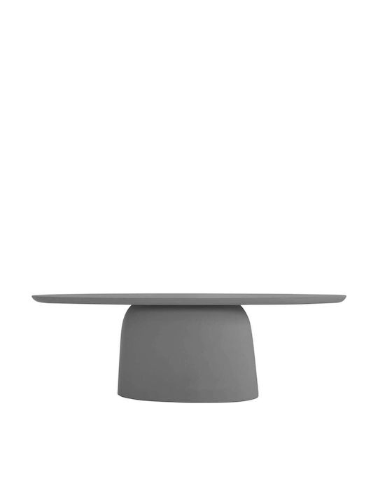 Dining Room Table Made of Gray Concrete 240x100x75cm