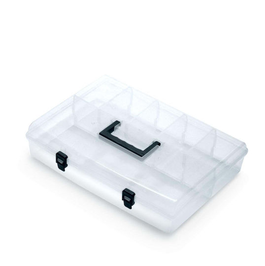 Box Tool Compartment Organiser Transparent