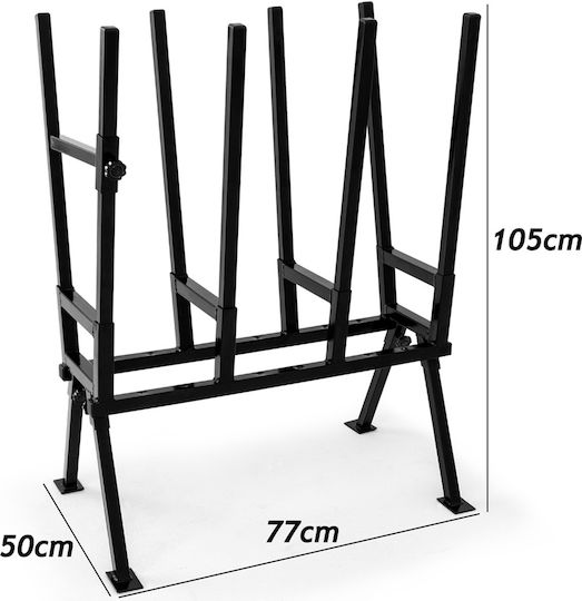 Cal Metalic Pentru Fierăstrău Reglabil Pe Înălțime Oțel 77 X 50 X 105 Cm