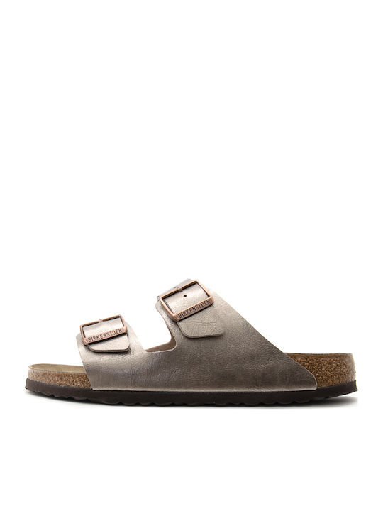 Arizona Women's Flat Sandals in Brown Color Narrow Fit