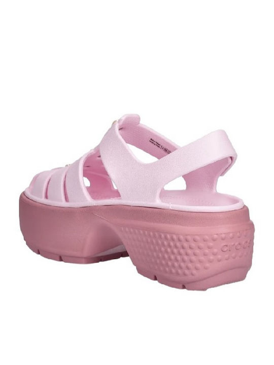 Stomp Fisherman Women's Flat Sandals in Pink Color