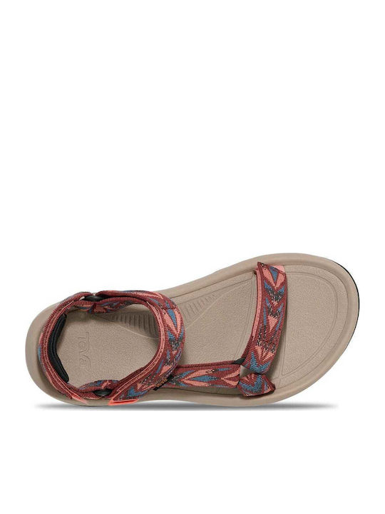 Hurricane Women's Flat Sandals Sporty Burgundy