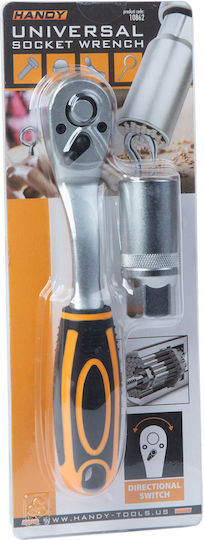 Universal Ratchet Wrench 8-21 Mm Krova Head 43 Inserts 14 Sizes In 1