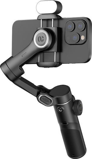 Aochuan X2 RGB Gimbal Mobile Phone with 3-Axis Stabilization and 2 Hours Battery Life Black
