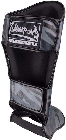 8 Weapons Adults Black Shin Guards