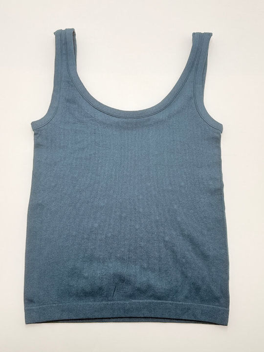 Sleeveless Petrol Women's Tank Top