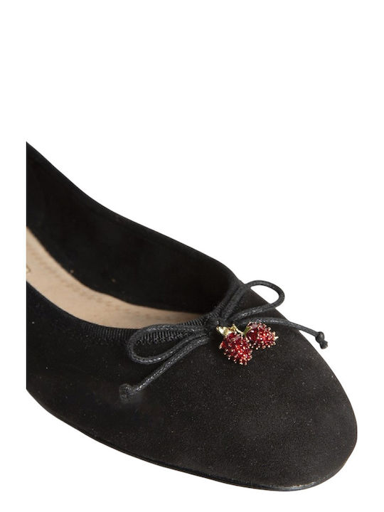 Women's Ballerina Shoes in Black Colour