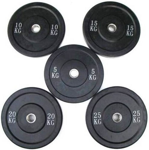 Viking Bumper Set of Plates Olympic Type Rubber 1 x 10kg Φ50mm
