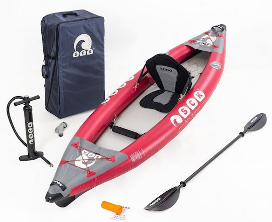 SCK NAVALE 1 0202-9549 Plastic Sea Kayak 1 Person Red
