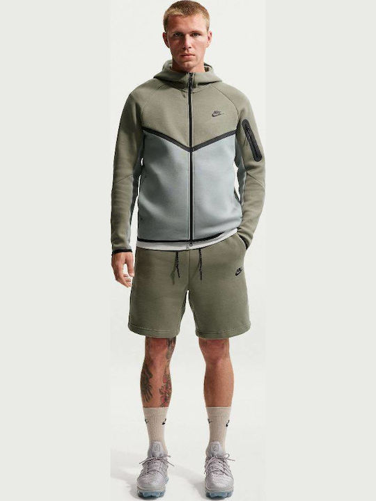 Tech Fleece Спортна Мъжка Бермуда Silver Sage