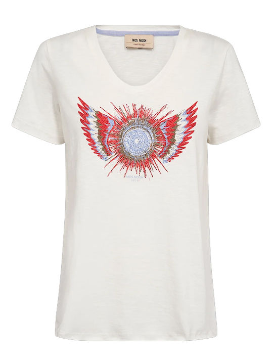 Mos Mosh T-Shirt Εκρού