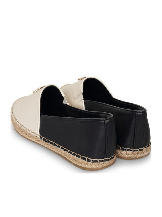 Espadrile de Damă din Piele în Culoare Neagră
