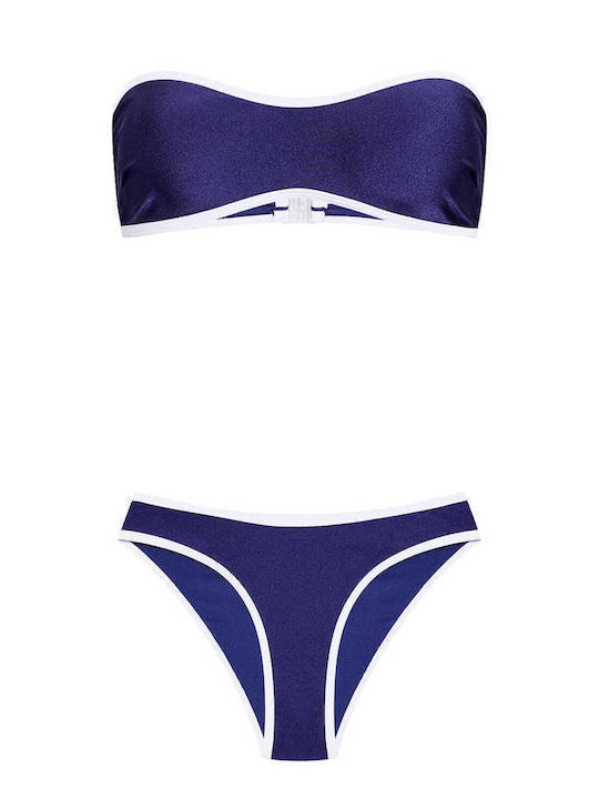 Celestino Bikini Set Two-Tone Dark Blue