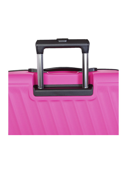 Diplomat Medium The Box Collection Suitcase Hard Pink with 4 Wheels Height 57cm