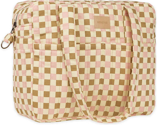 Nobodinoz Pink Stroller Bag Hyde Park