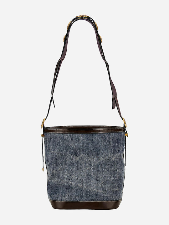 Geantă De Umar De Damă Din Material Bronz