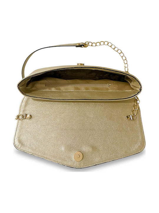 Women's Bag Envelope Flap Dryon Gold