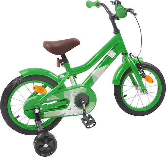 vidaXL 16 Zoll Kinderfahrrad Grün