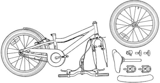 vidaXL 20" Παιδικό Mountain Bike Ροζ