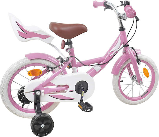 vidaXL 16" Kinderfahrrad Mountainbike Rosa