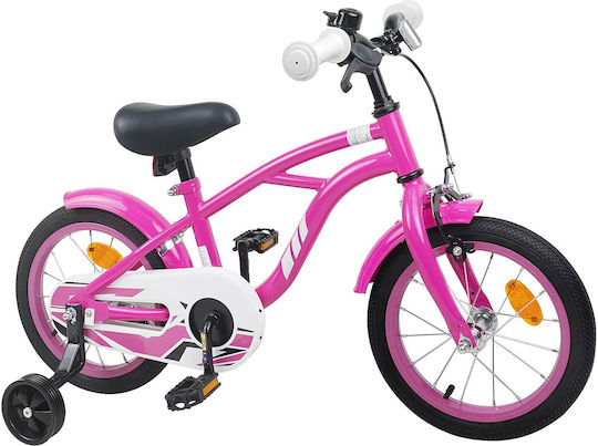 vidaXL Bicicletă De Munte Pentru Copii Roz 12"