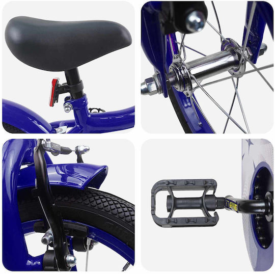 vidaXL 16 Inch Kids' Mountain Bicycle Blue