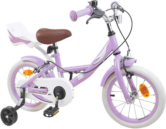 vidaXL 16" Παιδικό Ποδήλατo BMX Μωβ