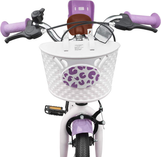 vidaXL 12" Παιδικό Ποδήλατo BMX Μωβ