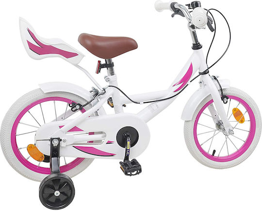 vidaXL 16" Kids' Mountain Bicycle White