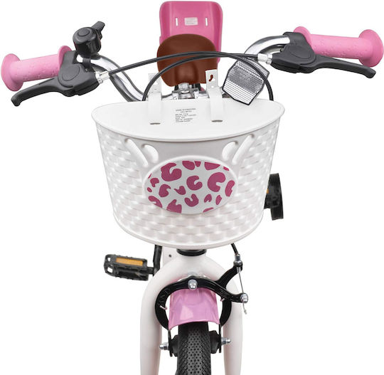 vidaXL 12 Zoll Kinderfahrrad Rosa