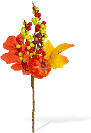 Herbstdekoration Set 24 Cm 2 Stück Dekorative Zweigstellen Kürbisblätter Früchte Warme Farben Herbstdekoration Set 24 Cm 2 Stück Dekorative Zweigstellen Kürbisblätter Früchte Warme Farben
