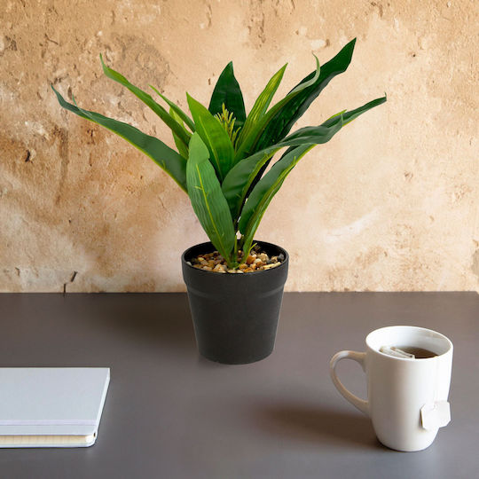 Plantă Artificială Decorativă Verde 20 Cm În Ghiveci Design Realist Decor Acasă Birou