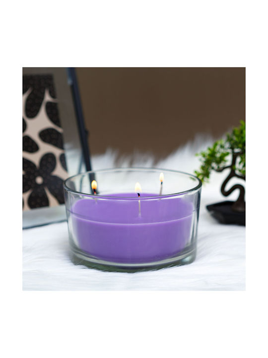 Aromatic Candle in Lilac Jar 350g