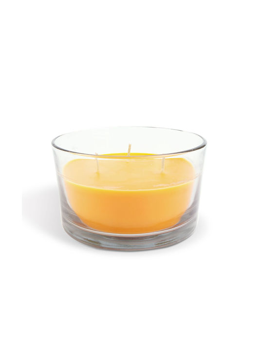 Lumânare Aromatică în Borcan cu Miros de Portocaliu 350gr