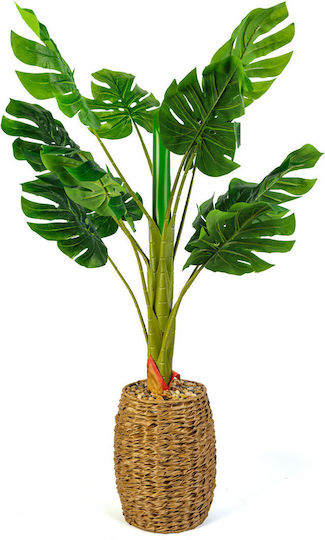 Plantă Artificială Philodendron 100 Cm Decorațiune Interioară Plantă Verde Decorativă Realistă Pvc