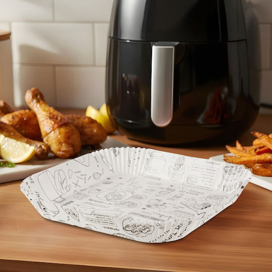 Hârtii Antiaderente pentru Air Fryer 23x26cm 50buc
