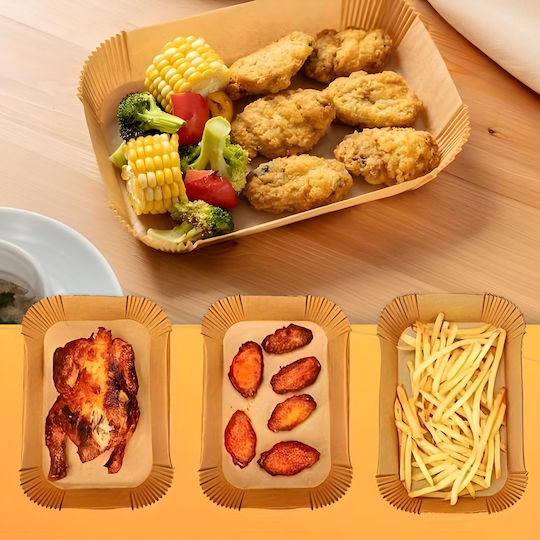 Hârtii Antiaderente pentru Air Fryer 14x22cm 50buc
