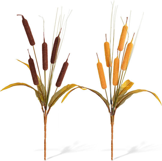 Decor De Toamnă Artificial Cu Bețișoare 40 Cm Galben Maro