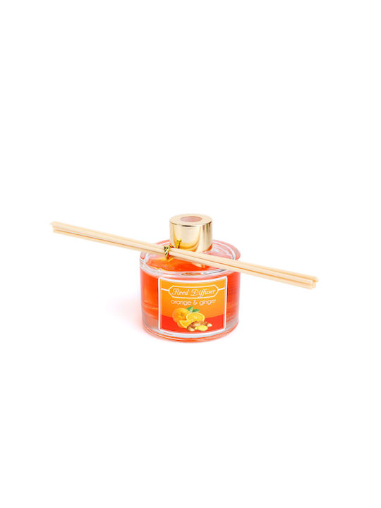 Room Fragrance Diffuser 100 Ml Orange Ginger Scent Stick Air Freshener