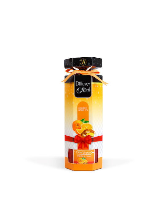 Room Fragrance Diffuser 100 Ml Orange Ginger Scent Stick Air Freshener