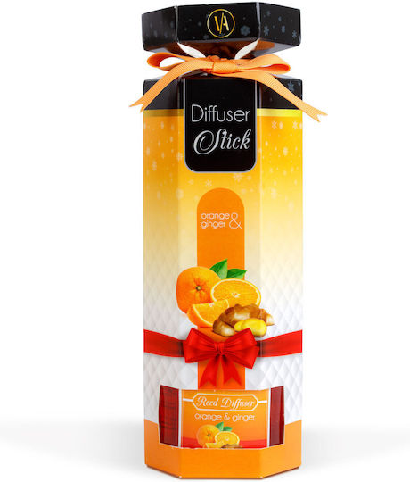Difuzor Parfum Pentru Casă 100 Ml Aromă De Ghimbir Portocaliu Betisoare Odorizant Aer