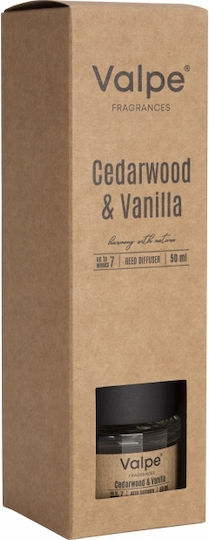 Valpe Reed Diffuser Cedarwood Vanilla 50 Ml Dz50-81