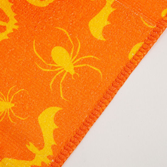 Mikrofaser-Reinigungstücher 60x40 Cm Orange Halloween Design