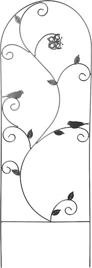 Kadax Garden Stake 120 X 40 Cm Birds 1 Pc