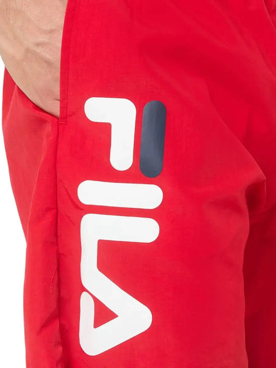 Ανδρικό Μαγιό Slip Red με Σχέδια