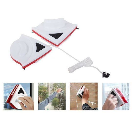 Double-sided Window Cleaner Both Sides Simultaneously White Red