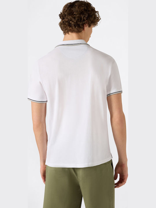 Polo Herrenbluse Weiß