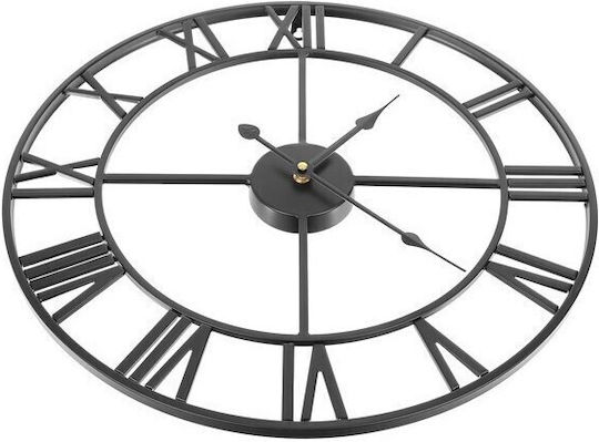 Ceas de Perete Antic Negru Ø47.5cm