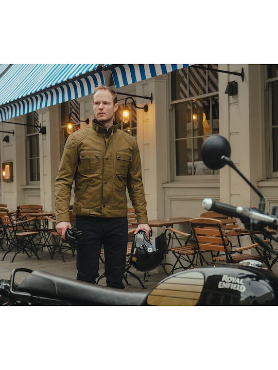 Belstaff Brooklands Winter Men's Motorcycle Jacket Waterproof Sand
